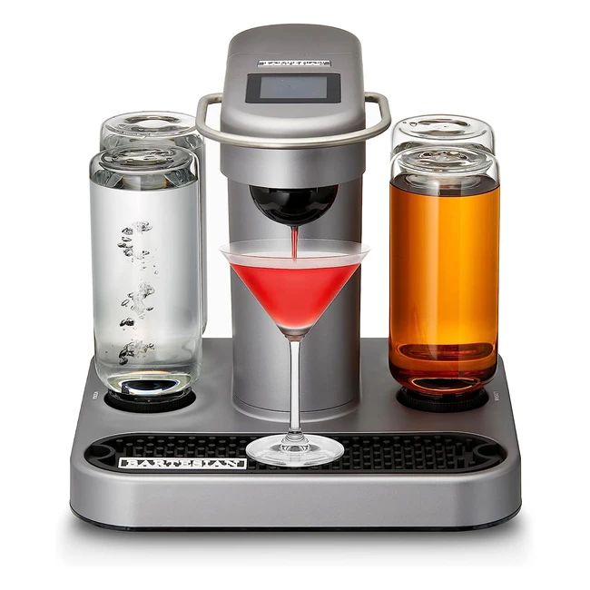 Bartesian Cocktail Making Machine - Automatic Mixology Home Bar - Push Button Pre-Mixed Drink Capsule Dispenser - Margarita, Old Fashioned, Martini, Daiquiri & More