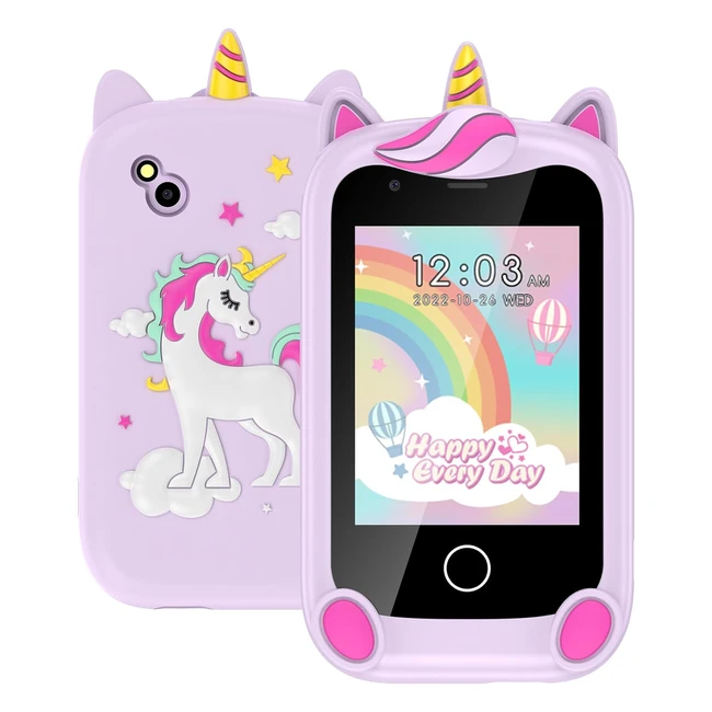 Rinoteg Tlphone Portable Enfant - Smartphone Fille Garon avec Appel SOS M