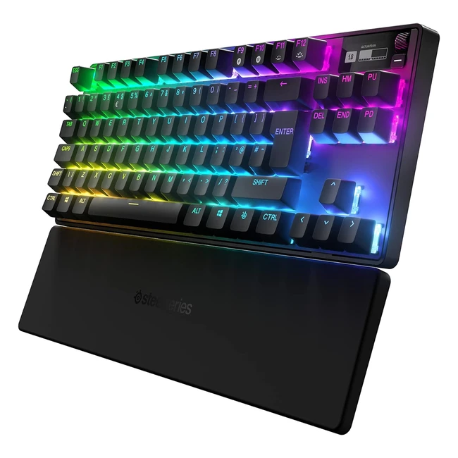 SteelSeries Apex Pro TKL Wireless Gaming Keyboard, Bluetooth 5.0, 2.4 GHz, QWERTY Layout