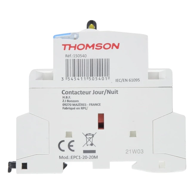 Contacteur journuit Thomson 25A NF - Slecteur 3 positions - Installation faci