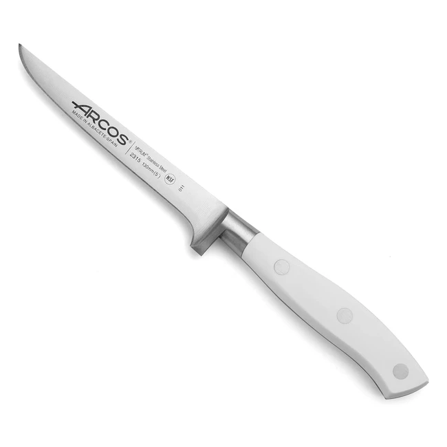 Cuchillo Deshuesador 5 Pulgadas Arcos Nitrum - Serie Riviera Blanc