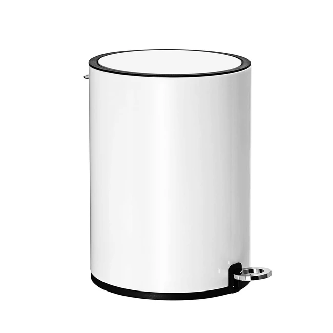 Songmics Bathroom Bin with Lid - 3L Compact Design Soft Close Removable Inner 