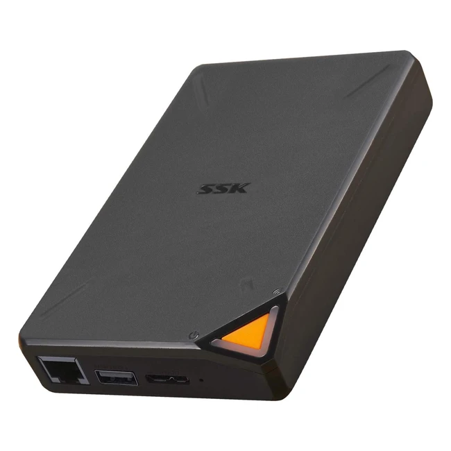 SSK NAS portátil 2TB SSD inalámbrico con punto de acceso WiFi privado
