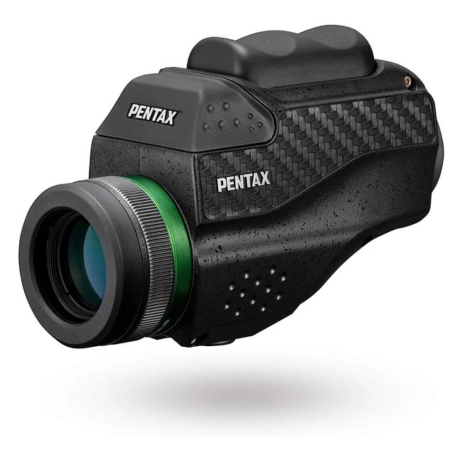 Pentax 63620 Monocular VM 6x21 WP - Easy One-Handed Use, Bright & Clear View, Waterproof, Black