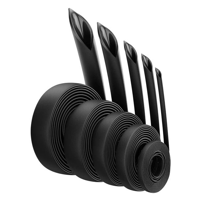 Tubo Termorretráctil 31 de 30mm | Impermeable y Aislante | Cable Conector | 5 Opciones de Diámetro | Negro