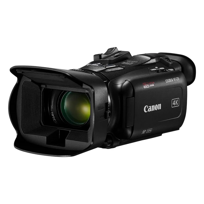 Canon HF G70 Compact Camcorder  4K Video  Fast AF  20x Optical Zoom