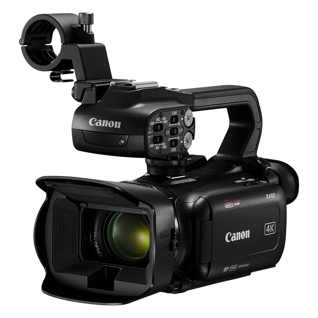 Canon XA60 4K Pro Camcorder - Advanced Autofocus 20x Optical Zoom 5-Axis Stabi