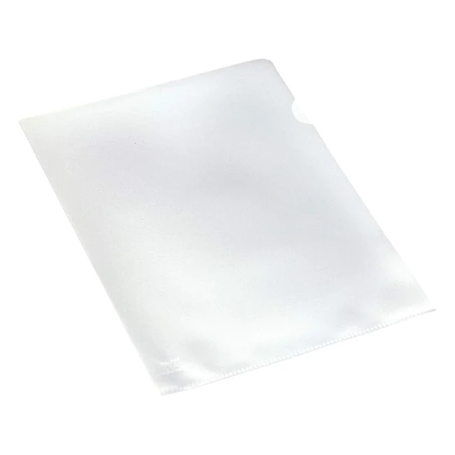 Summit Portafogli in Plastica Formato A4 - Confezione da 100 - Tasche Trasparenti