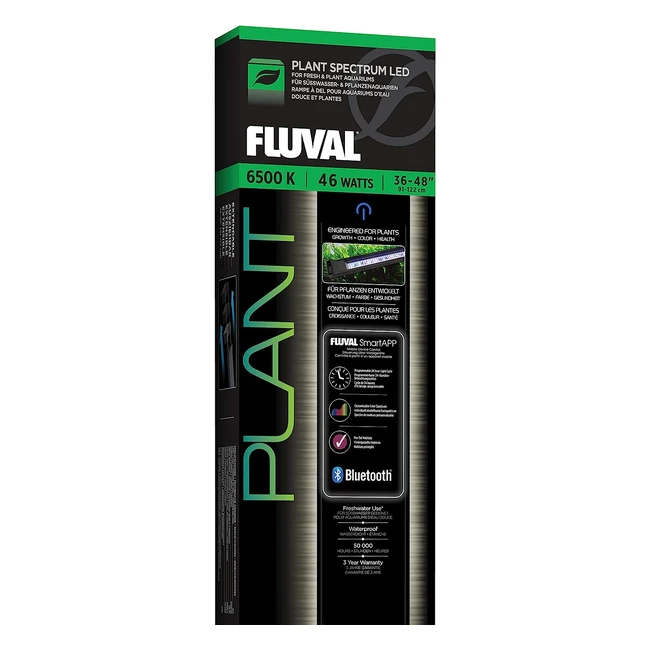 Fluval 14522 - Luce LED per piante 91122 cm 46W - Illuminazione programmabile