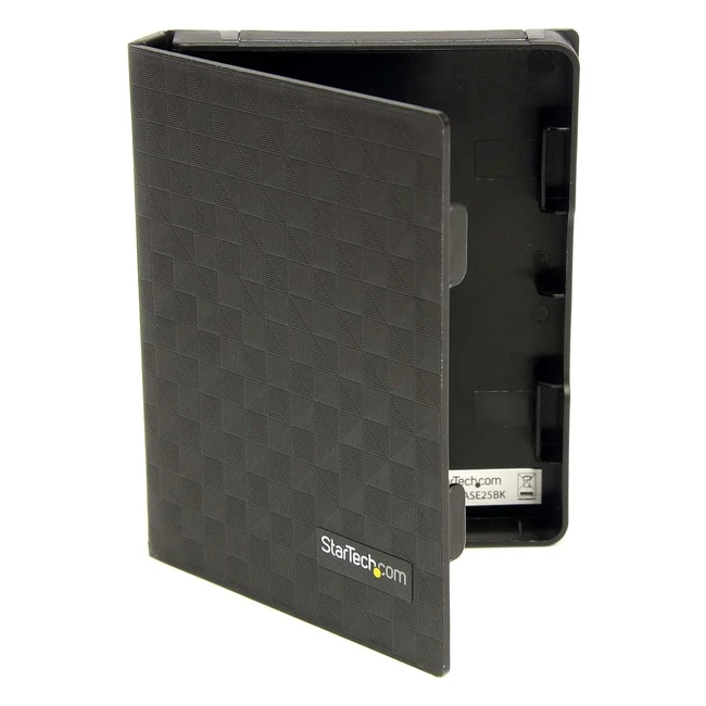 Startechcom 25in Antistatic HDD Protector Case - Black 3pk - 1 for 25in HDDs