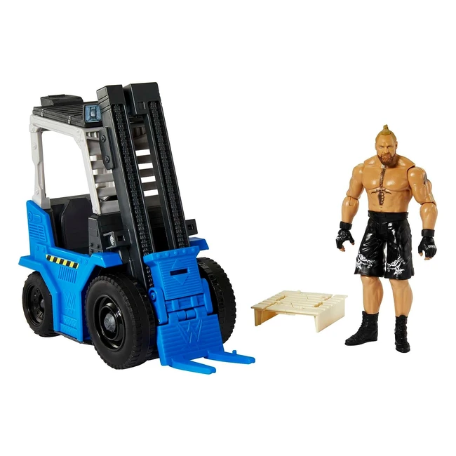 WWE Wrekkin Muletto Slam n Stack - Brock Lesnar Action Figure 1524 cm - Giocatt