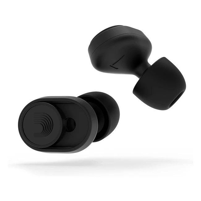Protection auditive D'Addario DBud Premium - Réduction du bruit 11 dB et 24 dB