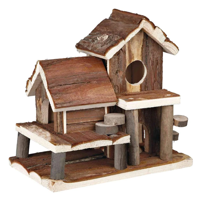 Maison en bois naturel pour hamsters - Natural Living Maison Birte - Rf 25 24