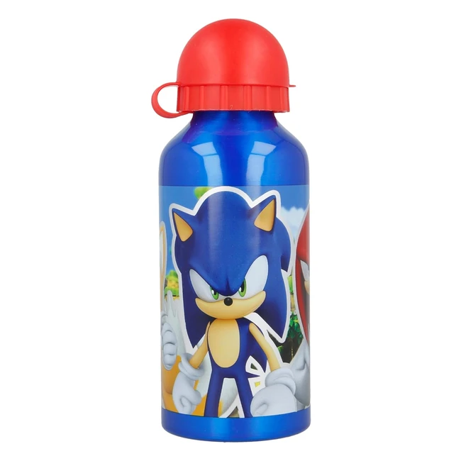 Botella de aluminio para niños - Cantimplora infantil - 400 ml - Sonic