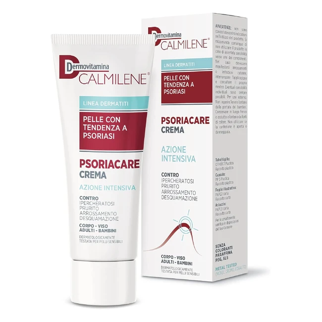 Calmilene Psoriacare - Crema Intensiva per Pelle con Psoriasi e Ipercheratosi Cutanea - 50ml