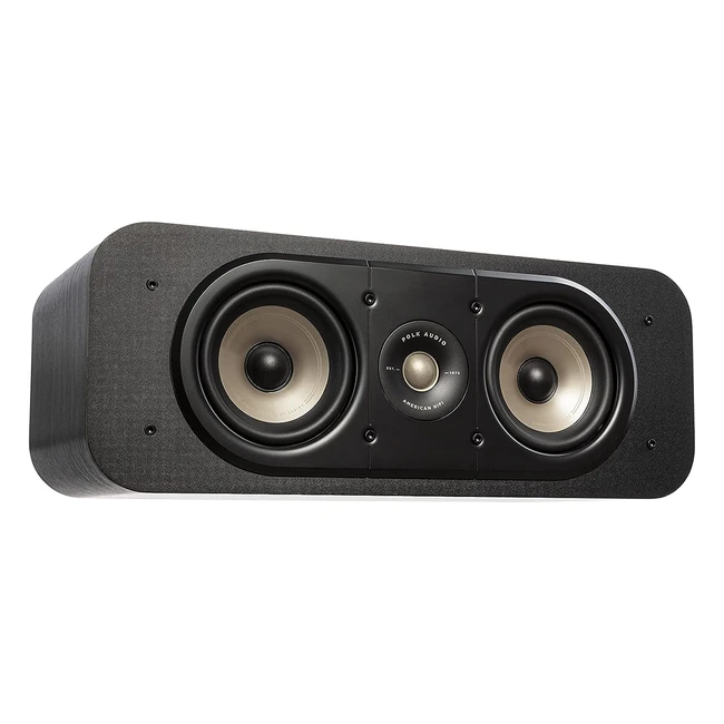 Enceinte centrale Polk Audio Signature Elite ES30 - Haute résolution, compatible Dolby Atmos et DTS:X - Noir