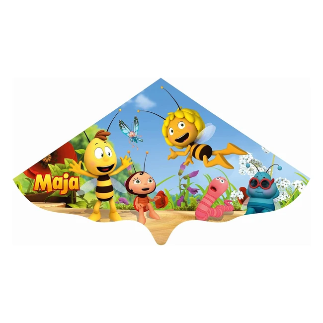 Aquilone per bambini Paul Guenther 1197 con motivo Maya the Bee - Linea singola in foil PE - Dimensioni 115x63 cm
