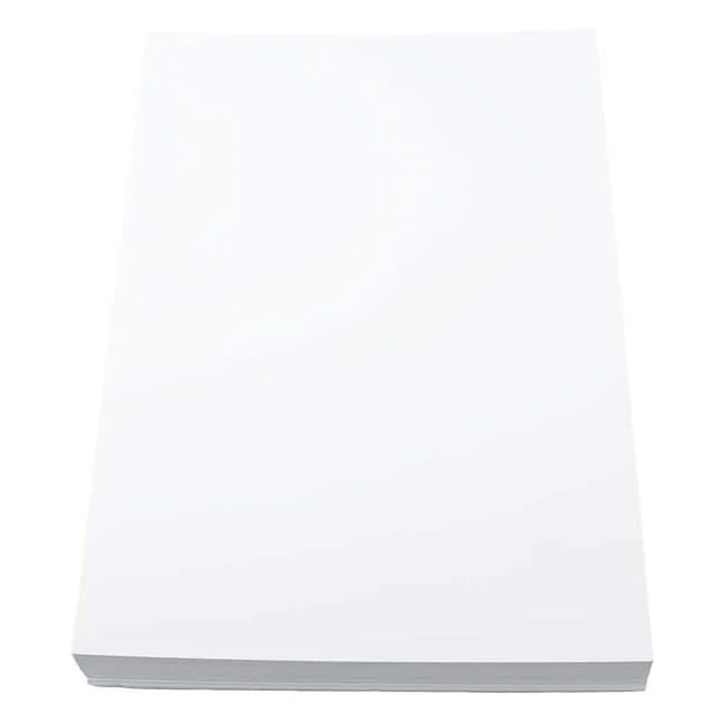 Lot de 50 feuilles cartonnées 300gm House of Card - Format A5 Blanc