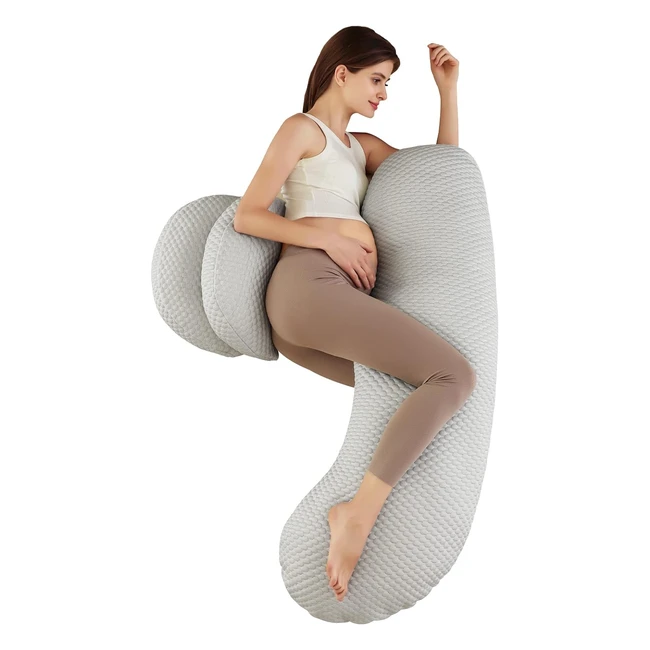 Shanna Extended Pregnancy Pillow 2023 - Adjustable Comfort Full Body Pillow with