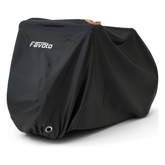 Favoto Bike Cover Waterproof Outdoor Bicycle Cover for 23 Bikes - UV Snow Wind Proof