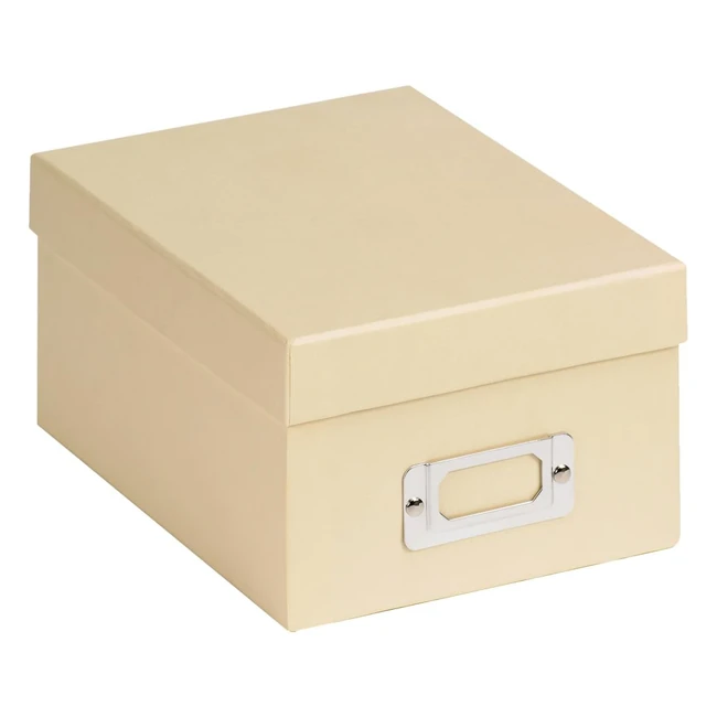 Walther Design Storage Boxes Cream 10x15cm - Fun FB115H - High-Quality Paper Cov