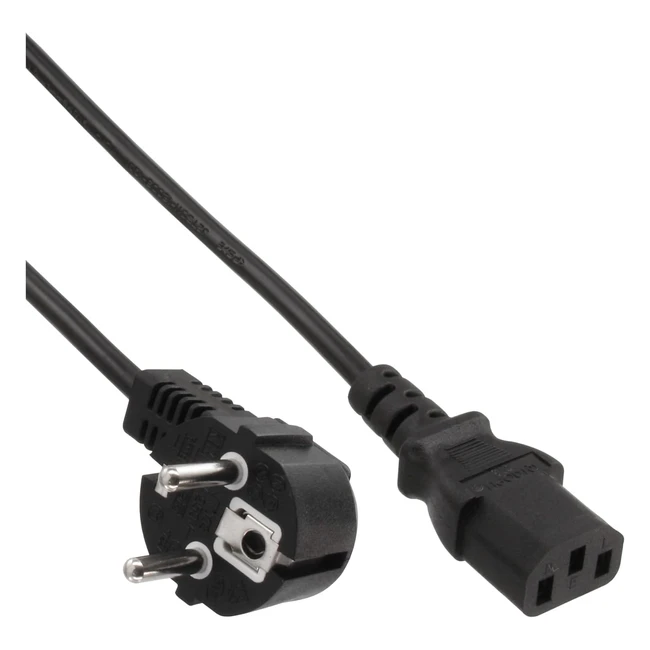 Cable de Transmisin 05m Negro - Referencia 16651M - Conector MachoHembra C13 