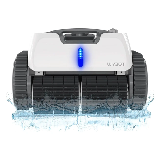 Robot piscine sans fil Wybot - Nettoyage automatique du sol et des murs - Rf 