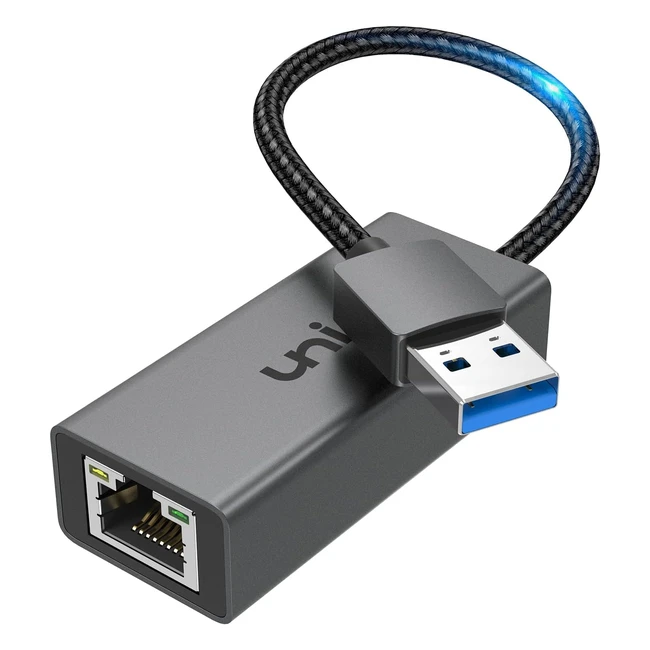 Adattatore USB Ethernet USB 30 Gigabit a RJ45 101001000Mbps - Gioco di rete c