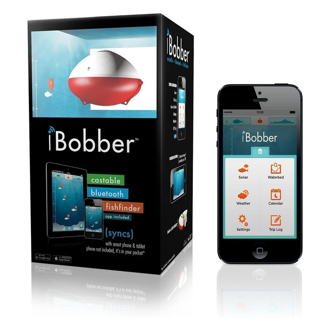 iBobber Castable Bluetooth Smart Fish Finder - Carp and Night Fishing - Depth Sc