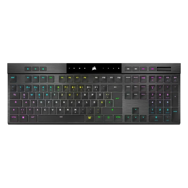Corsair K100 Air Wireless RGB Ultrathin Mechanical Gaming Keyboard - Cherry MX L