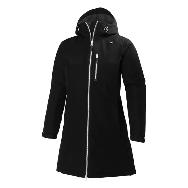 Helly Hansen Women Long Belfast Jacket - Waterproof Windproof Breathable - Ful