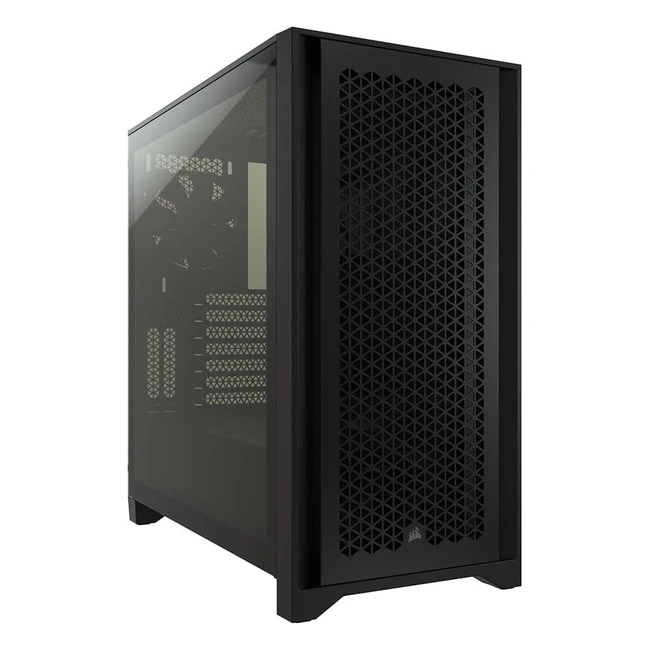 Corsair 4000D Airflow Tempered Glass Midtower ATX Case - High Airflow, Cable Management, Spacious Interior
