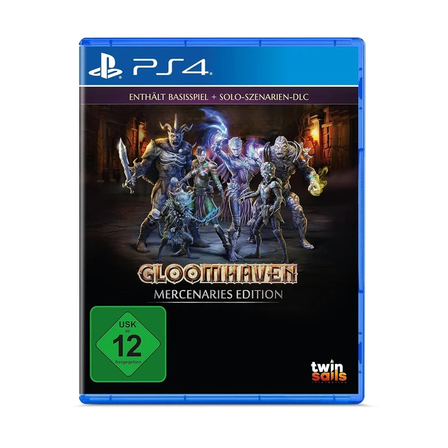 Gloomhaven Mercenaries Edition PS4 - 17 einzigartige Söldner, grenzenlose Herausforderungen, gefährliche Bosskämpfe