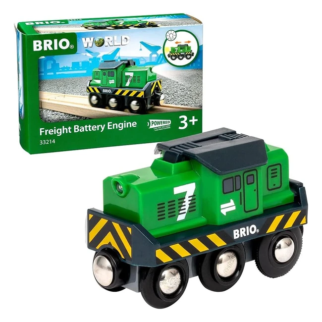 Brio 33214 World Freight Engine Train - Battery Powered - Ages 3