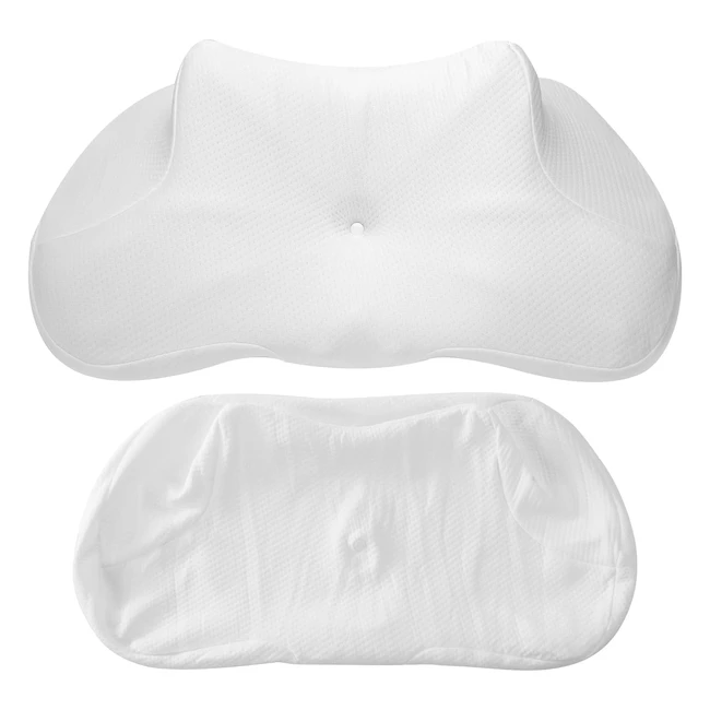 Soft & Breathable Pillow Protectors - Comfortable & Washable - Anti-Allergenic - White