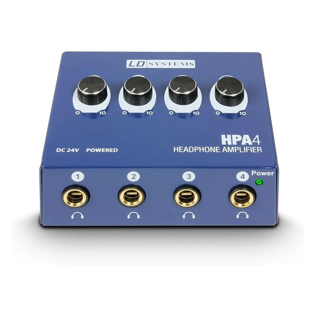 Amplificador de auriculares LD Systems HPA 4 - 4 canales