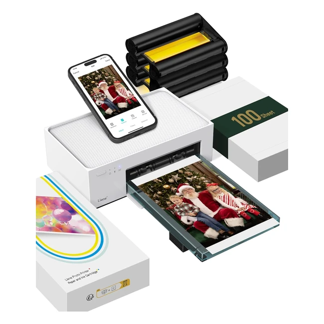 Stampante fotografica portatile per smartphone 10x15cm WiFi - Liene