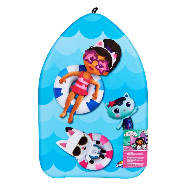 Planche de natation Swim Ways Gabby Kickboard I - Augmente la confiance et la force dans l'eau - Idéal pour les enfants de 5 ans et plus