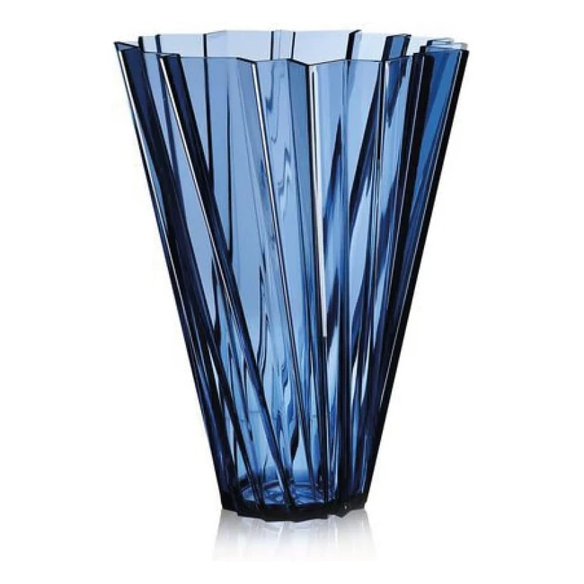Vase Kartell Shanghai Bleu 35x44 - Design Mario Bellini - Fabriqu en Italie