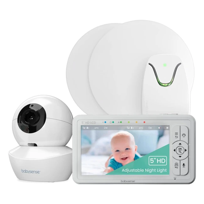 Babysense Baby Breathing Monitor, HD Video, Night Vision - Peace of Mind Guaranteed