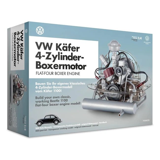 Kit Modello Motore Boxer 4 Cilindri Volkswagen Kfer - Franzis 504189