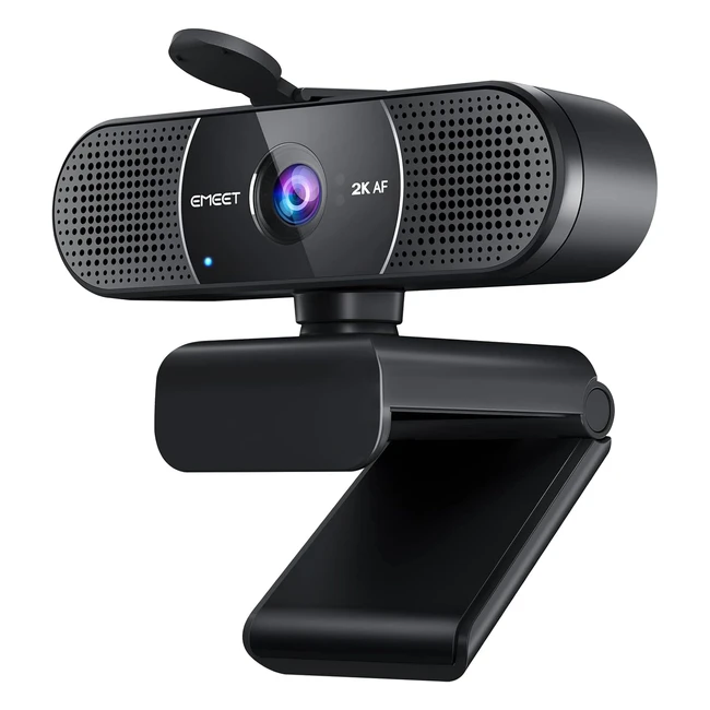 Webcam eMeet C960 2K con Microfono - Risoluzione 2K Autofocus TOF Copertura Pr