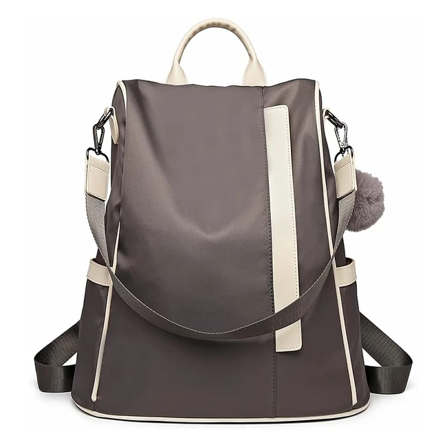 Miss Lulu Small Women's Backpack - Waterproof Nylon Travel Bag - Antitheft Daypack