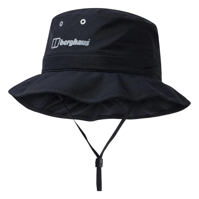 Berghaus Ortler Boonie Hat - Unisex, Jet Black, One Size - Free Delivery