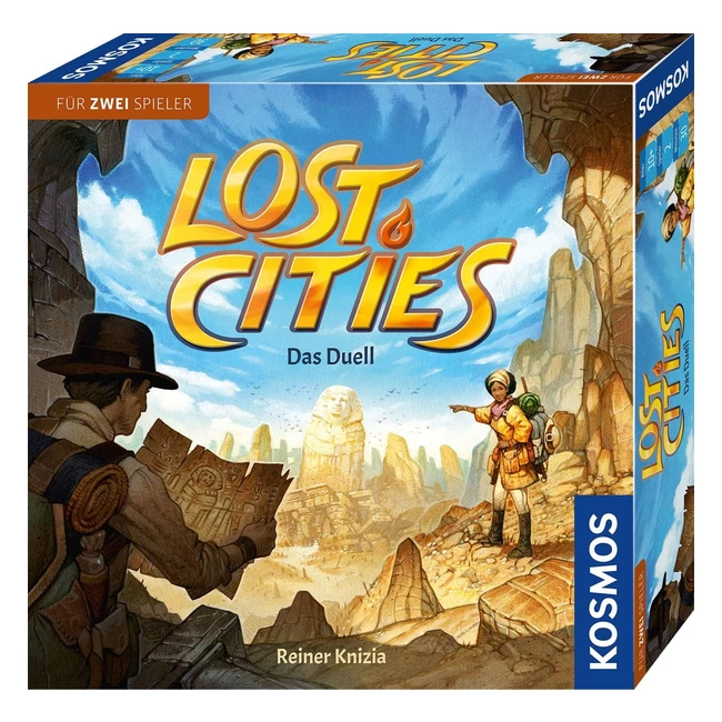 Franckhkosmos Lost Cities - Juego de Expedición Fascinante para 2 Jugadores, a partir de 10 años