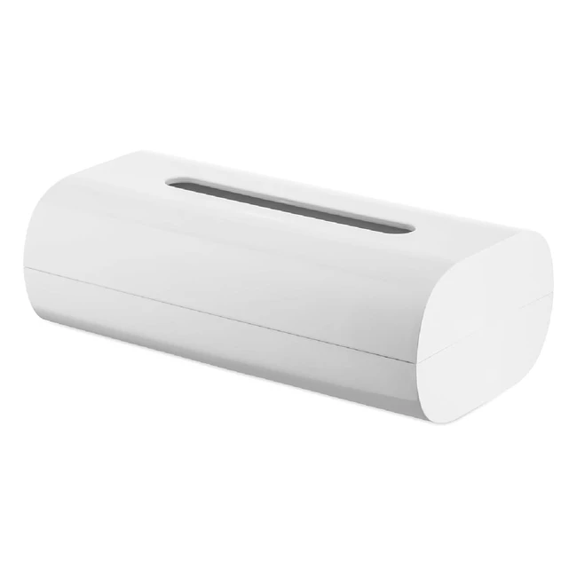Portafazzoletti di carta Alessi, bianco, 24x13x8 cm - Accessorio da bagno