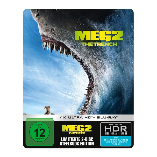 MEG 2 Die Tiefe 4K UHD Steelbook - Tauche ein in das Abenteuer