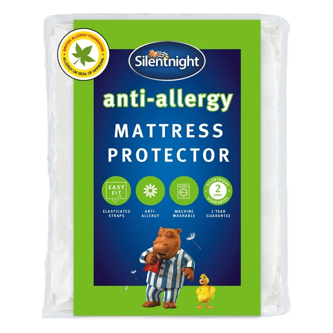 Silentnight Anti-Allergy Mattress Protector - King Size - Reference: 12345 - Bacteria & Dust Mite Protection