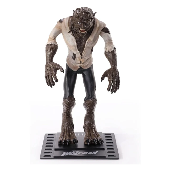 Wolfman Bendy Figure - Noble Collection Universale Monsters - Ref 12345 - Azio