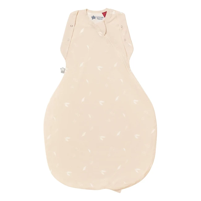 Tommee Tippee Baby Sleeping Bag for Newborns - Original Grobag Swaddle Bag - Hip-Healthy Design - Soft Bamboo-Rich Fabric - 0-36m - 2.5 Tog - Soft Petal Pink